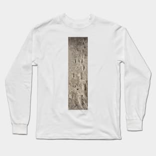 Hominid footprints, Tanzania (C033/7267) Long Sleeve T-Shirt